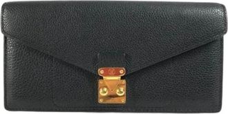 Louis Vuitton Pre-owned Leren Portemonnee - Dames - Vintage Accessoires - Zwart - ONE Size - Leer - Vintage
