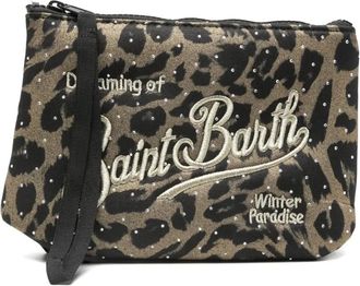MC2 Saint Barth Aline clutch bag - women - Silk - One Size - Brown