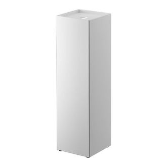 Yamazaki Tableware Portarrollos De Papel Higi&eacute;nico Metal Blanco H38,5 Cm