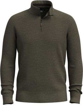 Smartwool Sparwood 1/4 Zip Sweater Fleecepullover f&uuml;r Herren | braun