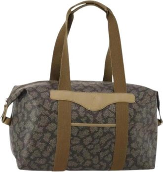 Saint Laurent Pre-owned Vintage Boston Bag - Dames - Vintage Weekendtas - Bruin - ONE Size - Leer - Vintage