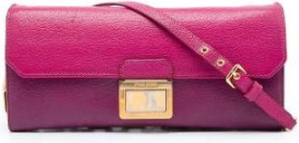 Miu Miu Pre-owned Wallet on Chain - - Pre-owned - Donna - Viola - ONE SIZE