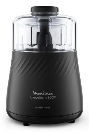 Moulinex Dp710810 Picadora El&eacute;ctrica De Alimentos 0,5 L 800 W Negro, Transparente
