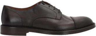 Doucal's Donkerbruine Leren Derby Schoenen - Heren - Nette schoenen - Bruin - 41 EU - Leer - Schoenen