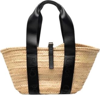 Chlo&eacute; Pre-owned Tote Bags, female, Beige, Size: ONE SIZE Pre-owned The Sense Basket