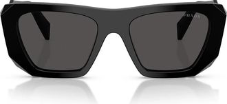 Prada Sunglasses Prb18 S 16 K08 Z Black/Dark Gray Women