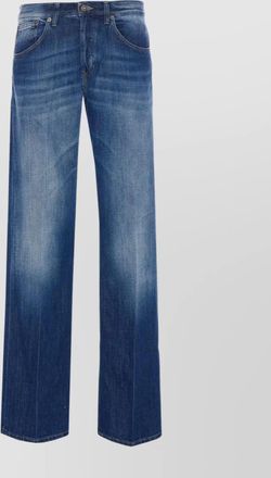 Dondup denim regular-fit straight trousers
