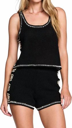 Saltwater Luxe Ardenn Tank Top In Black