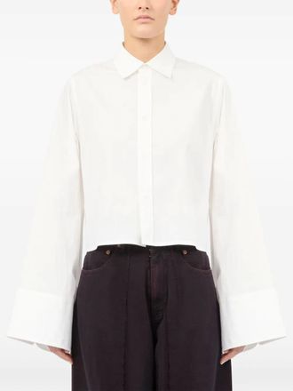 Maison Margiela bell-sleeve shirt - White