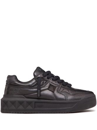 Valentino Garavani One Stud Xl Leather Sneakers-Uomo