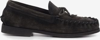 Alexander Hotto Mocassino da barca in suede marrone