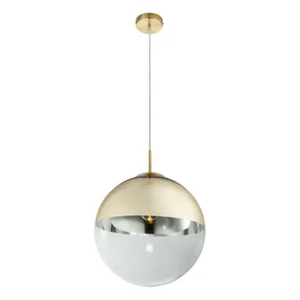 Globo Lighting L&aacute;mpara Colgante - Varus - Dorado - Vidrio - &Oslash; 33cm - E27