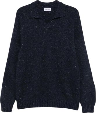 Scaglione Utw 215 401 Poloshirt Sweater - Heren - Polos - Blauw - M - Tops