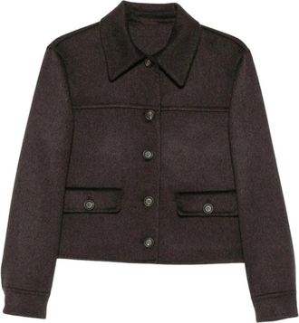 Brunello Cucinelli Light Jacket - Dames - Zomerjassen - Bruin - M - Jassen