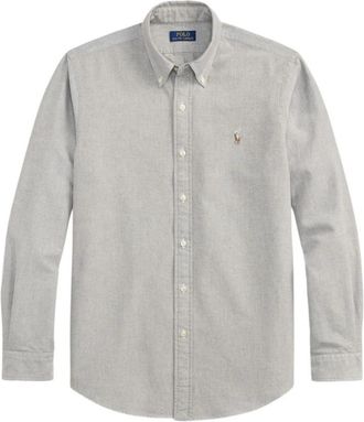 Polo Ralph Lauren Overhemden - Heren - Casual Overhemden - Grijs - XL - Overhemden