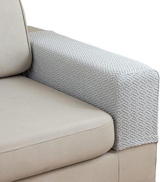 OEM Fundas Para Reposabrazos De Sof&aacute; (2 Unidades), Fundas Lavables Para Reposabrazos De Sof&aacute;, Fundas El&aacute;sticas Para Reposabrazos Sof&aacute; (blanco Roto)