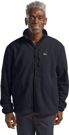 Jack Wolfskin Fleecejacke JACK WOLFSKIN SUMETRO FZ M, Herren, Gr. L (52), blau (schwarz, navy), Obermaterial: 100% Polyester; Futter: 100% Polyester, Jacken Fleecej
