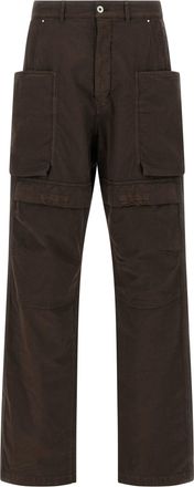 Rick Owens Cotton Cargo Mens Pants