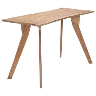 vidaXL Mesa De Comedor Madera Maciza De Acacia 120x58x76 Cm Vidaxl