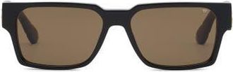 Philipp Plein Sunglasses Men in Black/brown at Nordstrom, Size +0.00