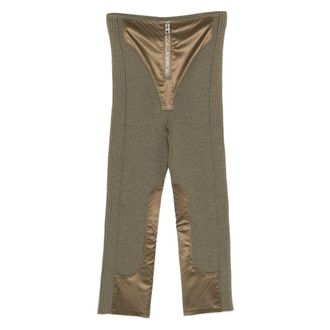 Jean Paul Gaultier Zip-fastening Panel-detail Trousers