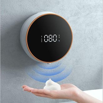 OEM Dispensador De Gel Hidroalcoh&oacute;lico De Espuma Para Montaje En Pared Con Sensor Y Pantalla Digital Inteligente Para Ba&ntilde;os Dom&eacute;sticos, 13013060 Mm - Crez