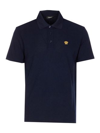 Versace Embroidered Medusa Polo