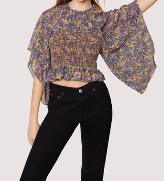 Lost + Wander Medley Cropped Top In Mauve