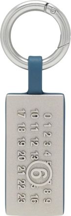 Maison Margiela Llavero con charm num&eacute;rico - Accessories - Mujer - Azul - ONE SIZE