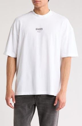 AllSaints Burman Logo Cotton T-Shirt in Optic White at Nordstrom Rack, Size Xx-Large