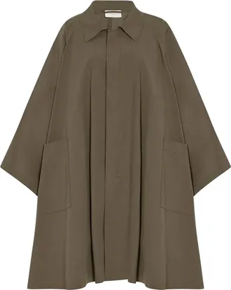 The Row Leins trench coat - women - Cotton - 0 - Green