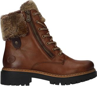 Rieker Warmgevoerde veterschoen voor dames - Dames - Winterlaarzen - Bruin - 36 EU - Schoenen