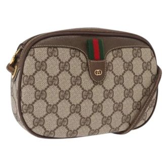 Gucci Pre-owned Cross Body Bags, female, Beige, Size: ONE SIZE Pre-owned Plastic Cross Body Bag