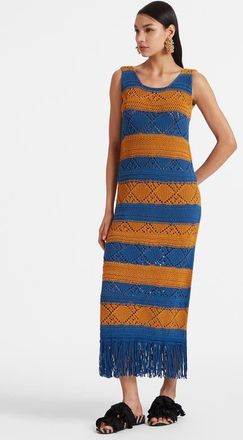 La DoubleJ The Yarn Dress in Solid Blue Petrol at Nordstrom, Size X-Small