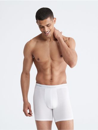 Calvin Klein Mens Ultra-Soft Modern Boxer Brief - White - XL
