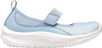 Clarks Solevana Jane - Dames - Sneakers - Blauw - 41 EU - Wol - Schoenen