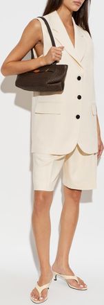 Anine Bing Sara Vest, Womens, Cream