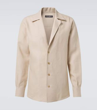 Dolce & Gabbana Linen overshirt