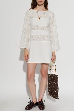 Poss&eacute; Cotton Dress Harriet, Womens, White