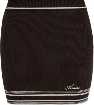 Amiri Wool Skirt