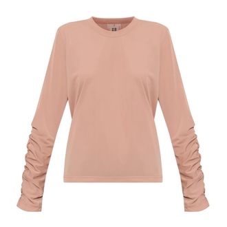 Comme Des Gar&ccedil;ons Lange Mouwen Top - Dames - Tops - Roze - Maat: M Poliester