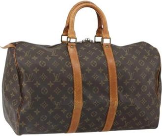 Louis Vuitton Pre-owned Weekend Bags, female, Brown, Size: ONE SIZE Pre-owned Canvas louis-vuitton-bags