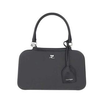 Courr&egrave;ges Small Shadow Handtas - Dames - Tassen - Zwart - Maat: ONE Size Zijde
