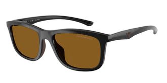 Emporio Armani EA4277U Polarized 501783 Mens Sunglasses Black Size 57