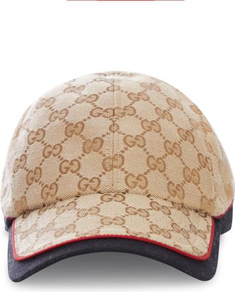 Gucci GG COTTON FABRIC BASEBALL CAP - Gucci - Man