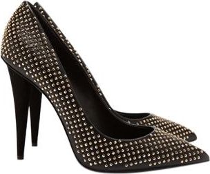 Giuseppe Zanotti NEW Giuseppe Zanotti Black Studded Heels Size 39.5