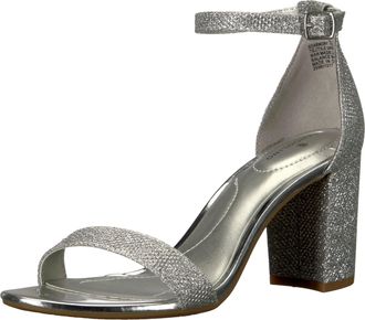Bandolino Armory Heeled Sandal Silver 25024853-041 Womens