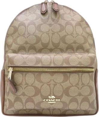Coach Pre-owned Rugzak - Dames - Vintage Rugzakken - Bruin - ONE Size - Leer - Vintage