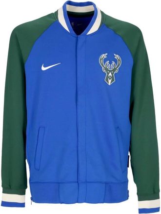 Nike NBA City Edition Lichtgewicht Jack - Heren - Fitness - Blauw - S - Polyester - Fitness