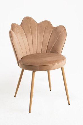 Regalos Miguel Sillas Comedor - Silla Liaka Terciopelo - Marr&oacute;n